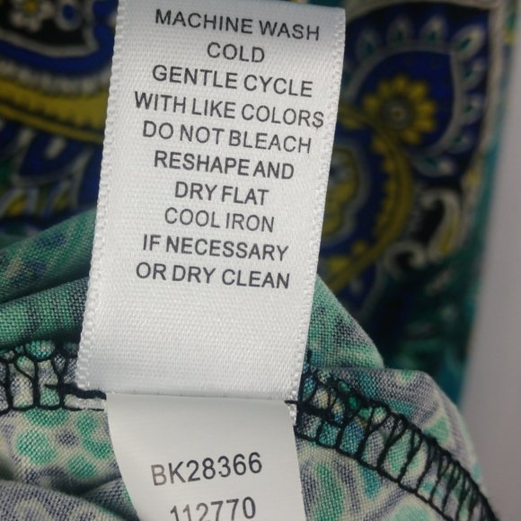 Melissa Paige turquoise multi color paisley tunic - Picture 4 of 8